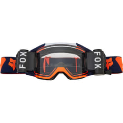 FOX Vue Roll Off Occhiali da motocross, blu-arancione per uomo