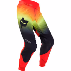 FOX 360 Revise Pantaloni Motocross, nero-rosso-giallo, dimensione 34 per uomo