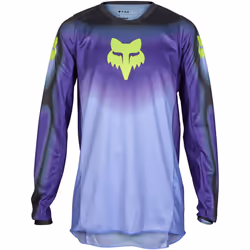 FOX 180 Interfere Maglia Motocross, nero-blu, dimensione L per uomo