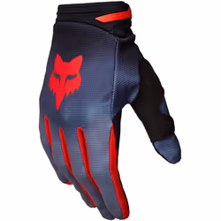 FOX 180 Interfere Guanti da motocross, grigio-rosso, dimensione L per uomo