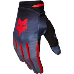 FOX 180 Interfere Guanti da motocross, grigio-rosso, dimensione L per uomo