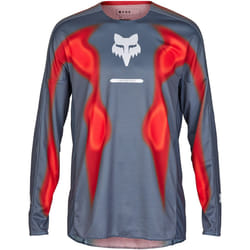 FOX 360 Volatile Maglia Motocross, grigio-rosso, dimensione S per uomo
