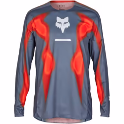 FOX 360 Volatile Maglia Motocross, grigio-rosso, dimensione S per uomo - Vista aggiuntiva 2