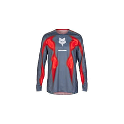 FOX 360 Volatile Maglia Motocross, grigio-rosso, dimensione L per uomo