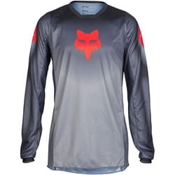 FOX 180 Interfere Maglia Motocross, grigio-rosso, dimensione M per uomo