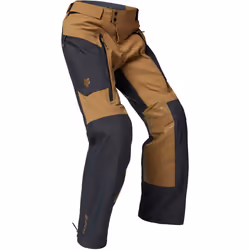FOX Ranger GORE-TEX ADV Pantaloni tessili da moto, nero-grigio-marrone, dimensione 36 per uomo
