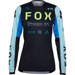 FOX 180 Race Spec Maglia motocross da donna, nero, dimensione L per uomo