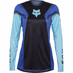 FOX Flexair Infinite Maglia motocross da donna, nero-blu, dimensione L per donne