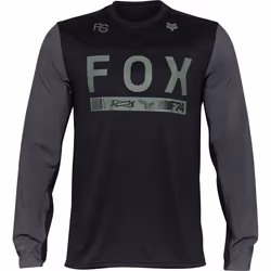 FOX Ranger Off-Road Maglia da motocross, nero, dimensione L per uomo