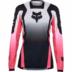 FOX 180 Lean Maglia motocross da donna, nero-rosa, dimensione XL per donne