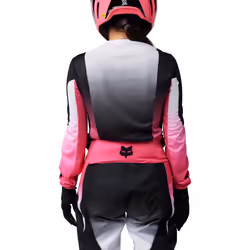 FOX 180 Lean Maglia motocross da donna, nero-rosa, dimensione XL per donne
