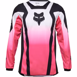 FOX 180 Lean Maglia motocross bambina, nero-rosa, dimensione L per ragazze