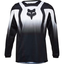 FOX 180 Lean Maglia Motocross Giovanile, nero-bianco, dimensione S