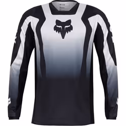 FOX 180 Lean Maglia da motocross, nero-bianco, dimensione L per uomo