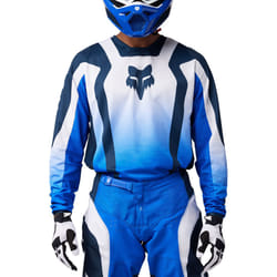 FOX 180 Lean Maglia da motocross, blu, dimensione S per uomo