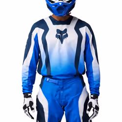 FOX 180 Lean Maglia da motocross, blu, dimensione 2XL per uomo