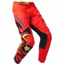 FOX 180 Emotion Pantaloni da motocross, rosso, dimensione 34 per uomo