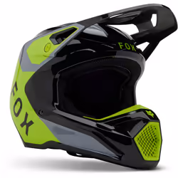 FOX V1 Lean MIPS Casco da motocross, grigio-giallo, dimensione 2XL per uomo - Vista aggiuntiva 2