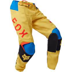 FOX 180 Race Spec Motocross Pantaloni, blu-giallo, dimensione 34 per uomo
