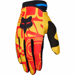 FOX 180 Race Spec Guanti da motocross, giallo, dimensione S per uomo