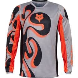 FOX 180 Emotion Maglia da motocross, grigio, dimensione L per uomo