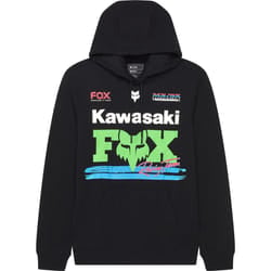 FOX Kawasaki Felpa, nero, dimensione XL per uomo