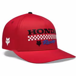 FOX Honda Flexfit Berretto, rosso, dimensione S M per uomo - Vista aggiuntiva 2