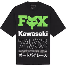 FOX Kawasaki Oversized Maglietta, nero, dimensione L