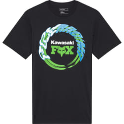 FOX Kawasaki Maglietta, nero, dimensione L per uomo