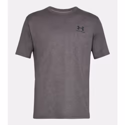 Under Armour Sportstyle Left Chest, Maglietta, Adulto, Maschio, Grigio, Monocromatico, XXL