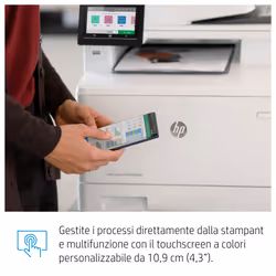 HP Color LaserJet Pro Stampante multifunzione M479fnw, Stampa, copia, scansione, fax, e-mail, Scansione verso e-mail/PDF; ADF da 50 fogli piani - Vista aggiuntiva 8