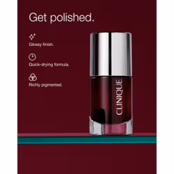 Clinique Color Rich Nail Polish in Black Honey smalto per unghie 9 ml Bordeaux Lucida - Vista aggiuntiva 2