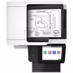 HP LaserJet Enterprise Flow Stampante multifunzione M528z, Stampa, copia, scansione, fax, Stampa da porta USB frontale; scansione verso e-mail; stampa fronte/retro; scansione fronte/retro - Vista aggiuntiva 5
