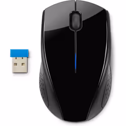 HP Wireless Mouse 220, Ambidestro, RF Wireless, Nero