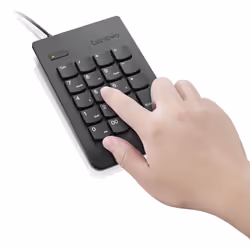 Lenovo KBD_BO Num Keypad 1 tastierino numerico Universale USB Nero - Vista aggiuntiva 6