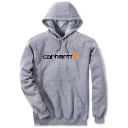 Carhartt Signature Logo Midweight Felpa, grigio, dimensione 2XL per uomo