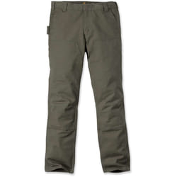 Carhartt Straight Fit Double Front Pantaloni, verde, dimensione 38 per uomo