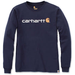 Carhartt EMEA Workwear Signature Graphic Core Logo Longsleeve, blu, dimensione XL per uomo