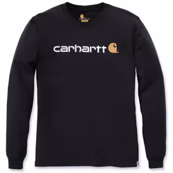 Carhartt EMEA Workwear Signature Graphic Core Logo Longsleeve, nero, dimensione 2XL per uomo