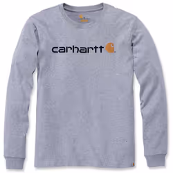 Carhartt EMEA Workwear Signature Graphic Core Logo Longsleeve, grigio, dimensione L per uomo