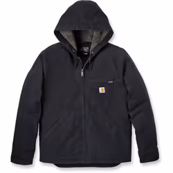 Carhartt Relaxed Fit Washed Duck Sherpa Lined Giacca, nero, dimensione M per uomo