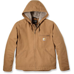Carhartt Relaxed Fit Washed Duck Sherpa Lined Giacca, marrone, dimensione XL per uomo