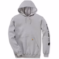 Carhartt Midweight Sleeve Logo Felpa, grigio, dimensione 2XL per uomo