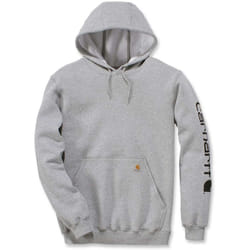 Carhartt Midweight Sleeve Logo Felpa, grigio, dimensione 2XL per uomo