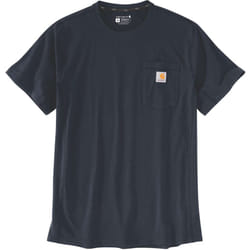 Carhartt Force Relaxed Fit Midweight Pocket Maglietta, blu, dimensione XL per uomo