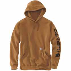 Carhartt Midweight Sleeve Logo Felpa, marrone, dimensione 2XL per uomo