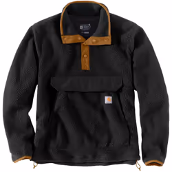 Carhartt Relaxed Fit Fleece pullover, nero, dimensione XL per uomo