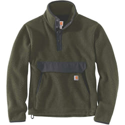 Carhartt Relaxed Fit Fleece pullover, verde, dimensione XL per uomo