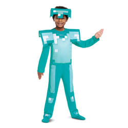 Disguise Minecraft Diamond Armour Costume in maschera Bambino Unisex Halloween 300 g