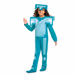 Disguise Minecraft Diamond Armour Costume in maschera Bambino Unisex Halloween 300 g - Vista aggiuntiva 3